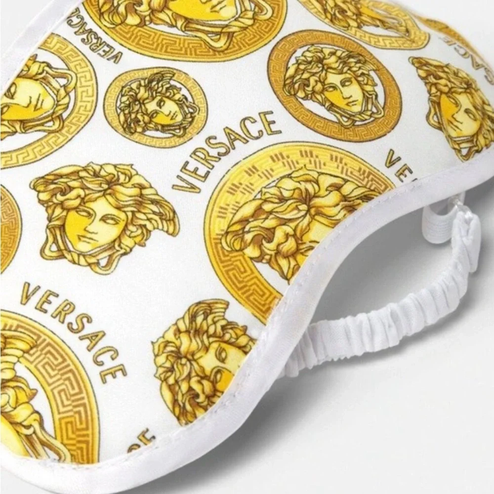 Versace Medusa Gold and White Sleep Mask NWOT